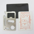 Emergency Survival Pocket Stainless Multi-tool Card